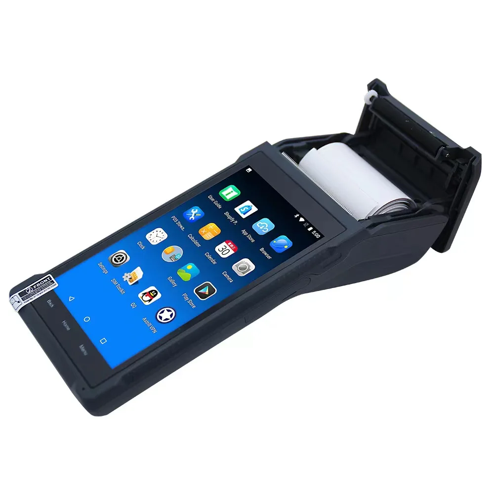Cheap Q2i Handheld POS Terminal 5.5 Inch Android 8.1 Wireless Data POS System Bluetooth USB NFC-Payment & Lottery Mobile Machine