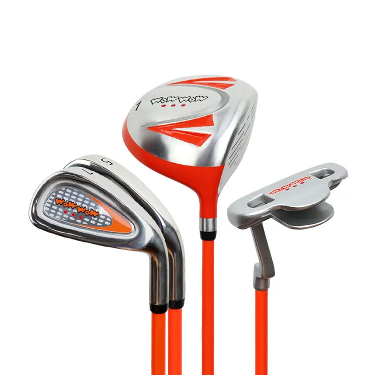 Factory customized Junior orange Golf Club Set Complete golf Club for Kids
