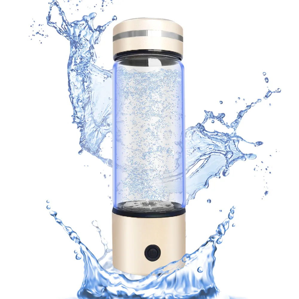 Portable Hydrogen Water Generator Water Bottle 330ML Fast Electrolysis High H2 Concentration Hydrogen Water Bottle Spe Pem