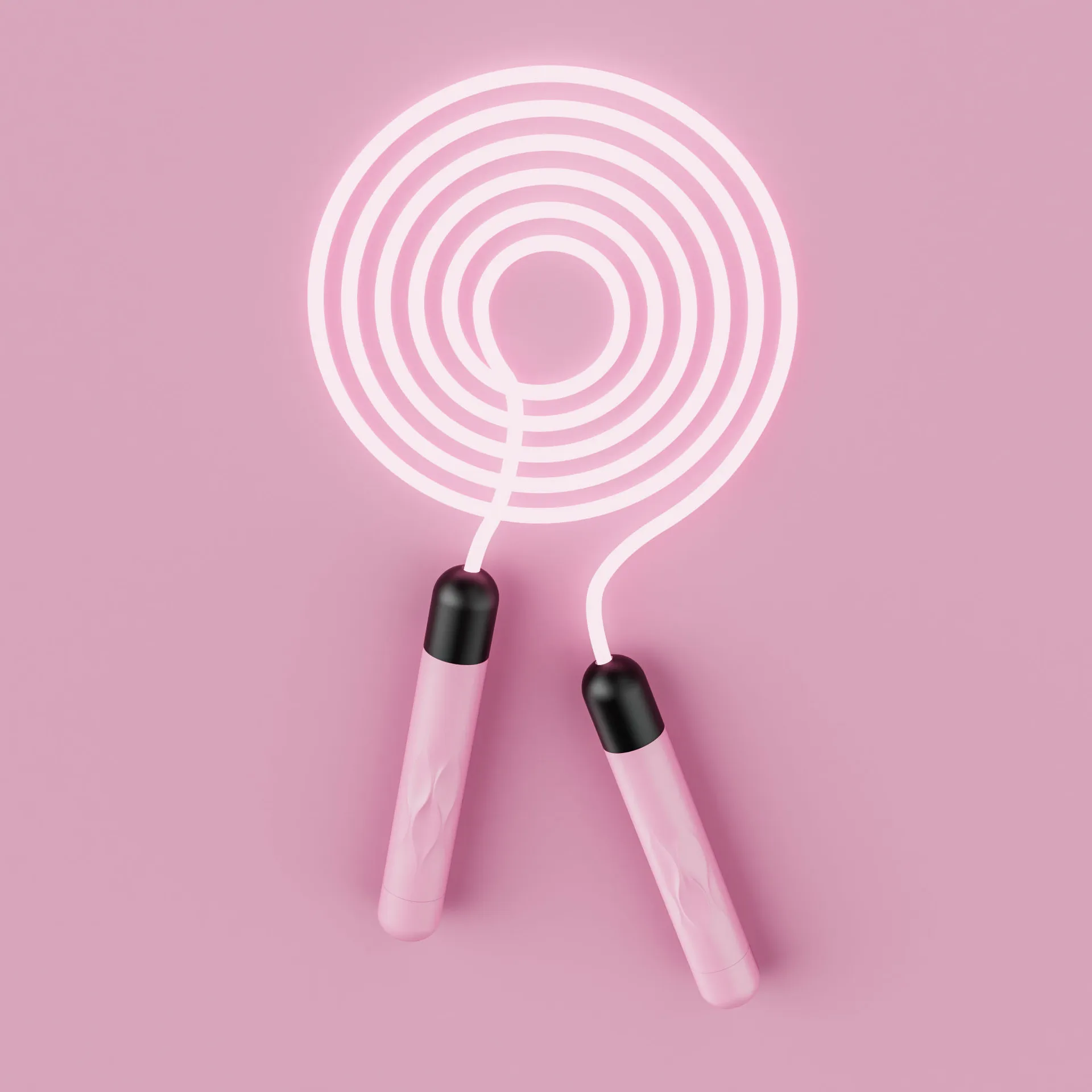 Fitness adjustable 2.8m optical TPU cable Luminous 4.5mm night LED light up jump skipping rope