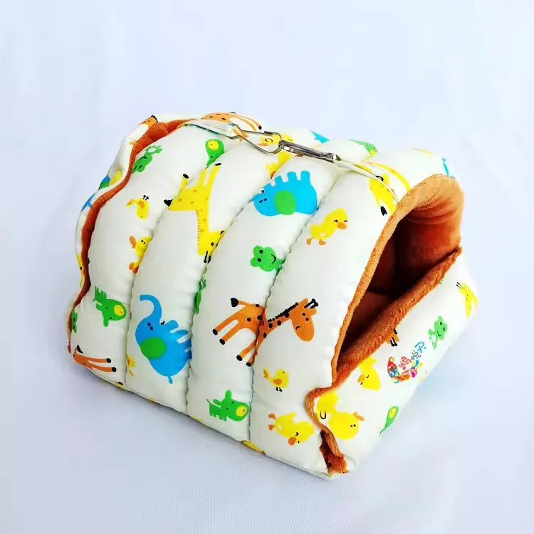 Thickening Pet Hammock Hanging Bird Nest Cage Bed Winter Warm Plush Parrot House Snuggle Hut Tent Birdcage Bedding Animal Cage