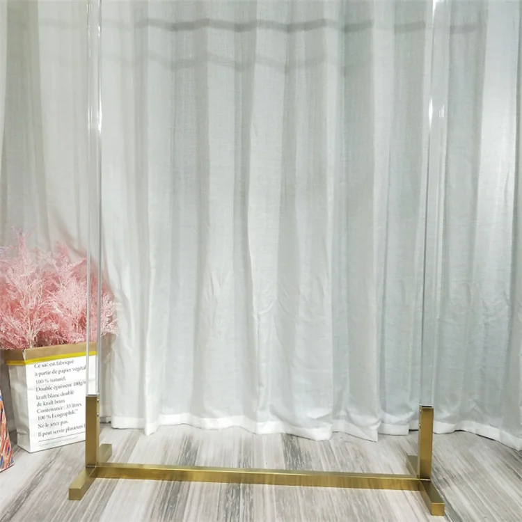 2021 Simplicity Design Durable In Use Clear Acrylic Stand Coat Store Rack For Living Room