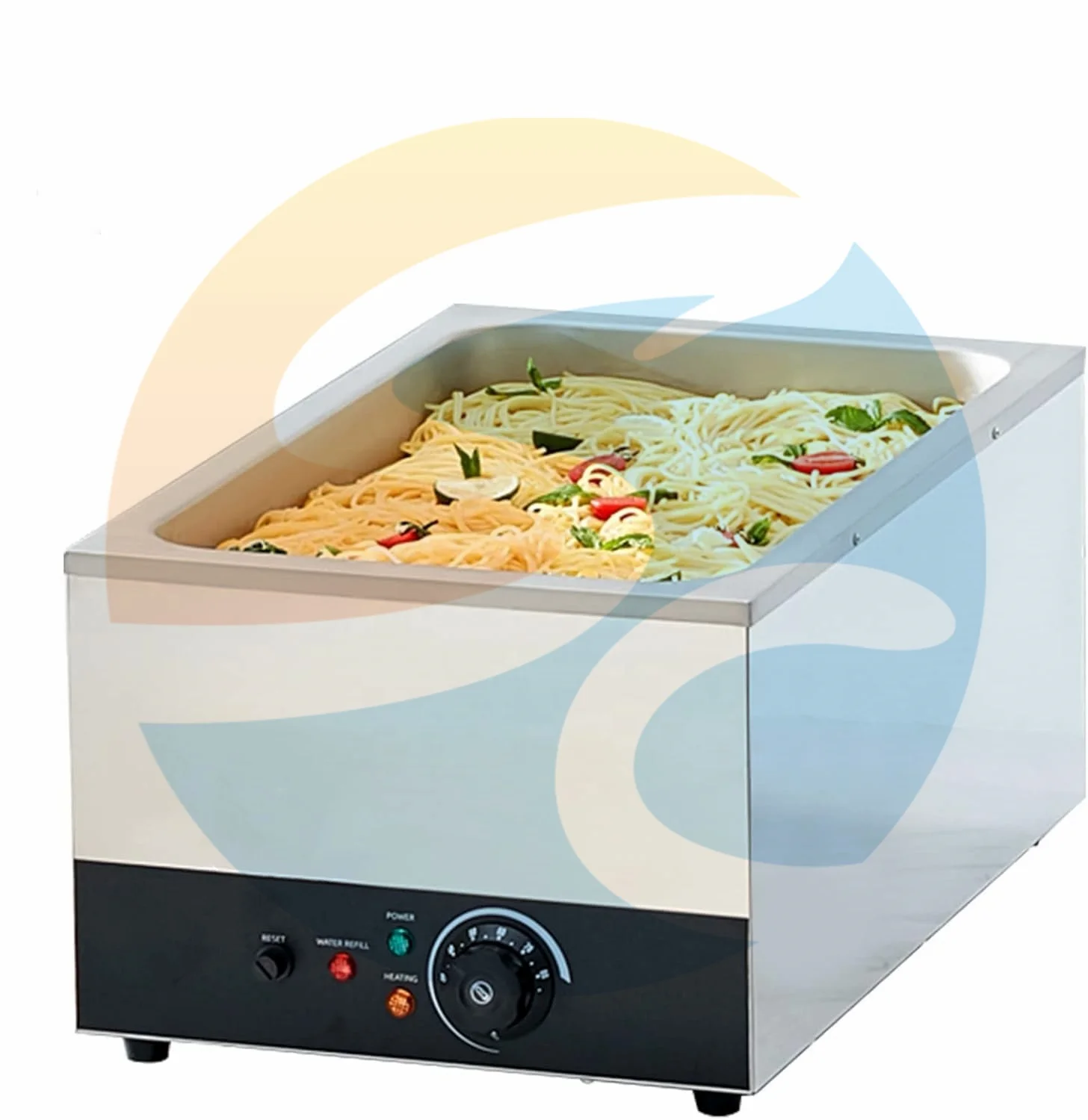 Shuangchi electric soup warming machine commercial single tank noodle pasta cooker stove stainless steel soup kettle machine