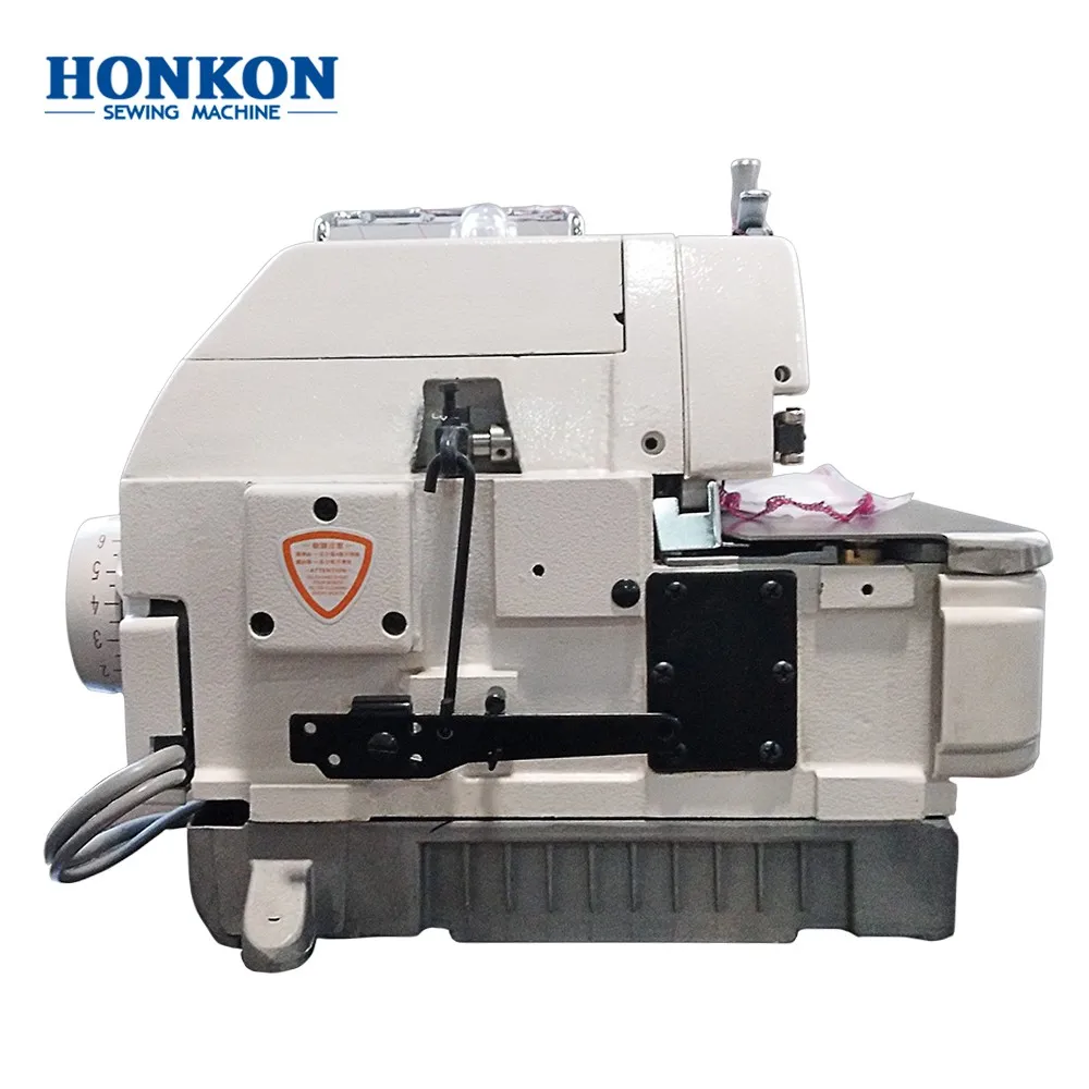HONKON New Energy Saving HK-747-4D High Speed Direct Drive 4thread Industrial Overlock Sewing Machine for Garment