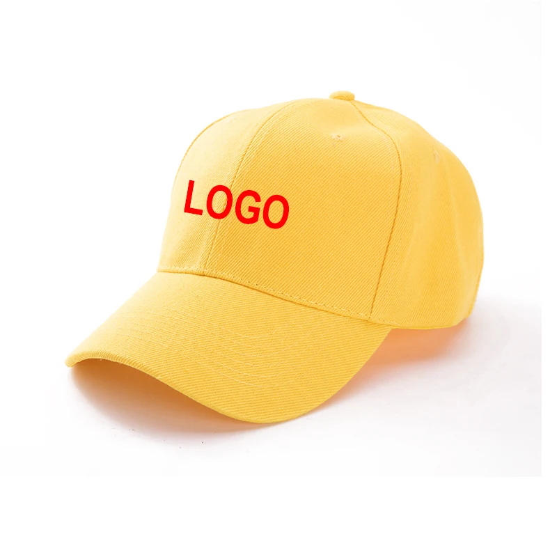 Blank Embroidered Dad Custom Baseball Cap Hat Low Moq Oem Logo Buckle Structured Hip Hop La 5/6 panel Men Women Plain Gorras