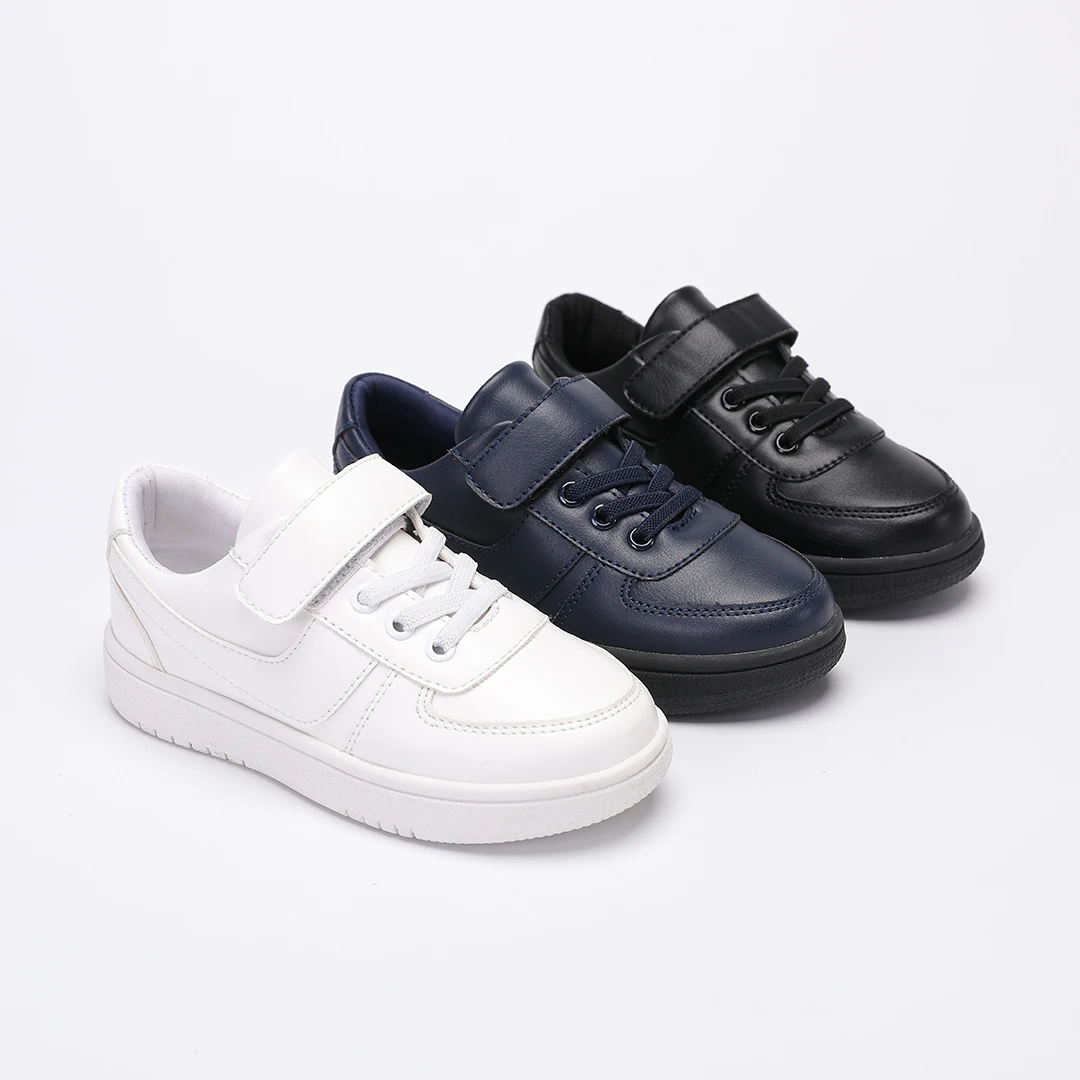 Customized Spring New HighQuality White School Shoes for Kids with Rubber Soles girl and boy child shoes School shoes