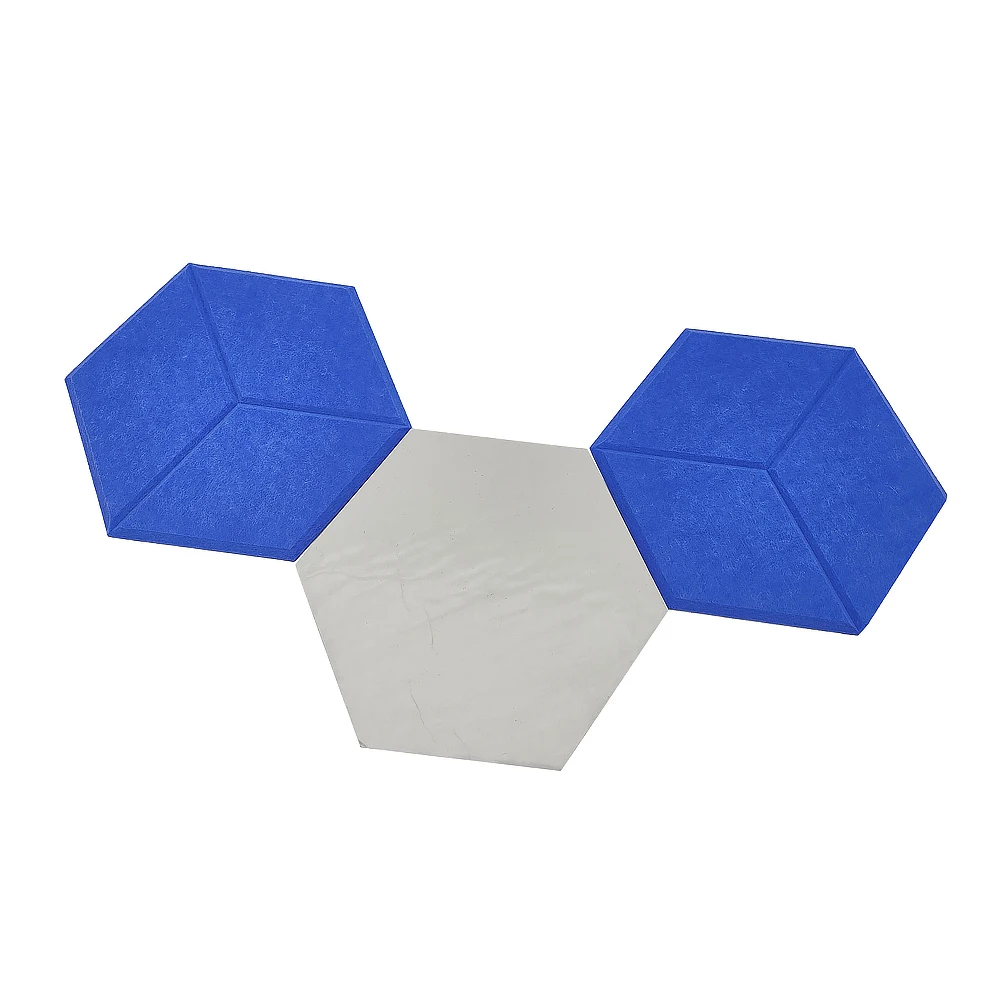 Acoustic Polyester Decoration Wall Portable Honeycomb Studio Acoustic Panels For Studio