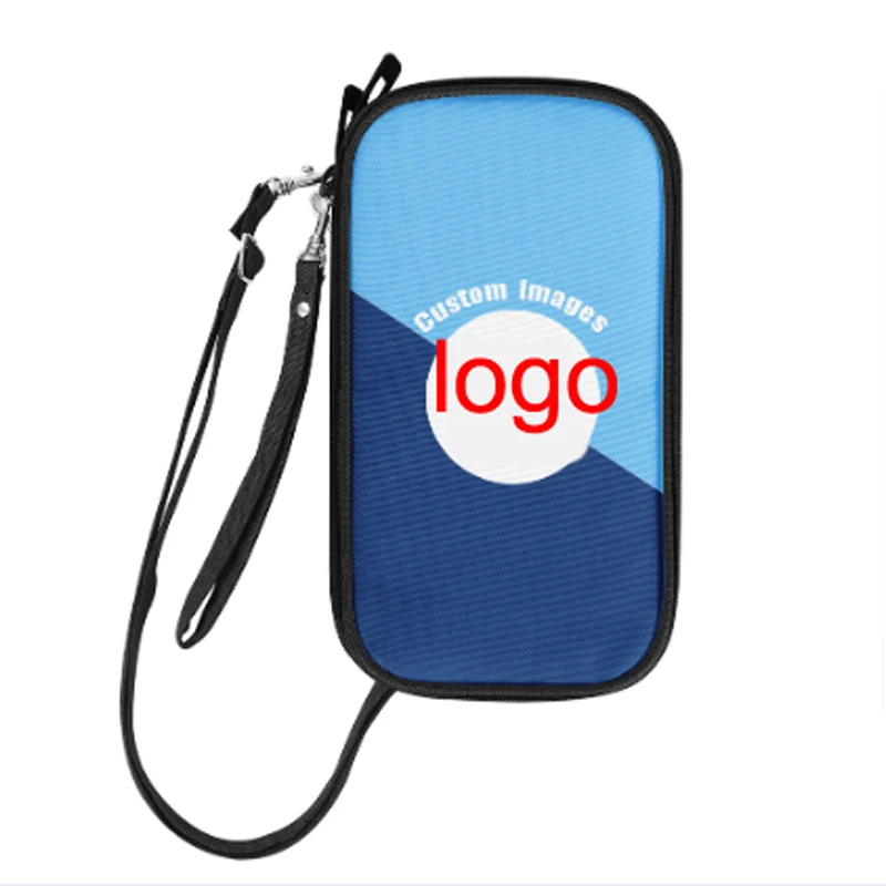 NO MOQ Custom patterns utility wallet passport holder card pouch