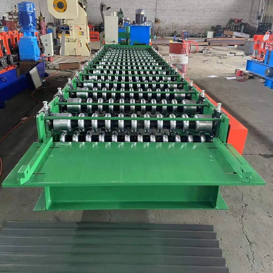 Africa Popular 0.3-0.8mm Thickness Cheap Price Economic Corrugated Roof Panel Roll Forming Machine