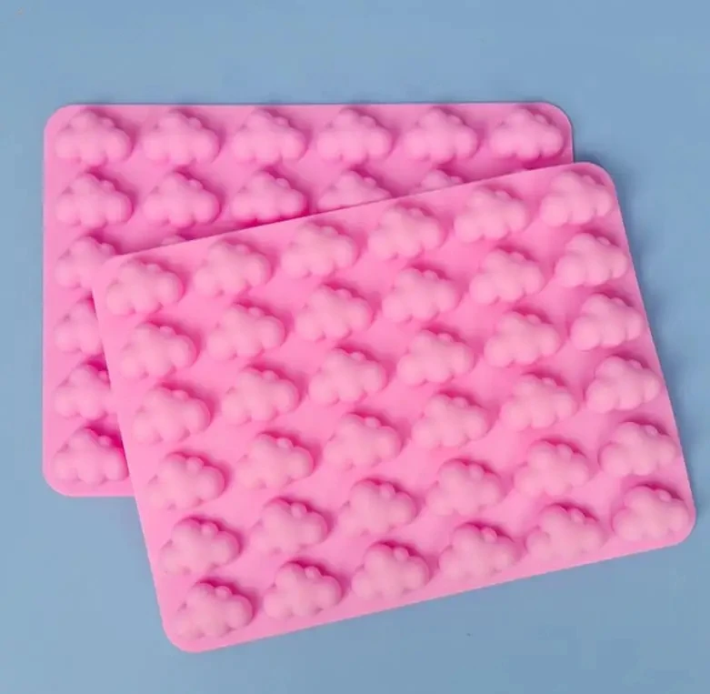 New 2023 silicone baking mold 36 cavities cloud candy chocolate ice cube maker family party 3D DIY handmade caramel Gummy