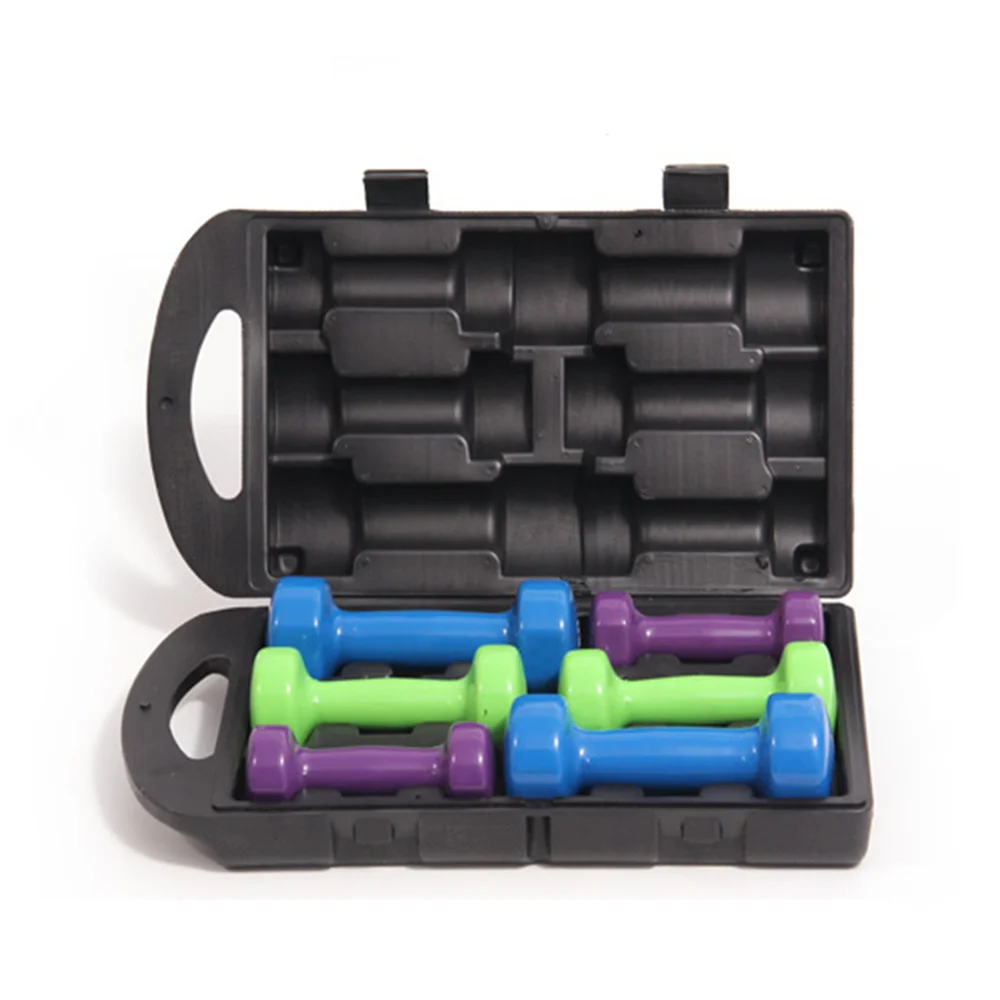 Reapbarbell Wholesale 20lb cast iron dumbbell set with plastic case
