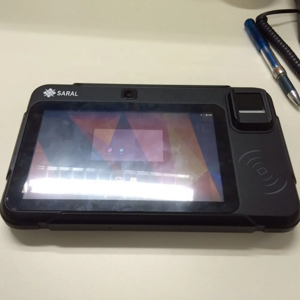 Biometric fingerprint High Quality Android 8.1 OS Tablet PC for Registration system