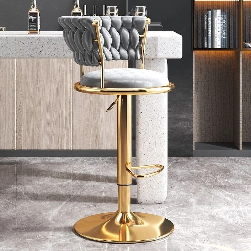 Bar chair high stool bar can lift light luxury high-end household high stool
