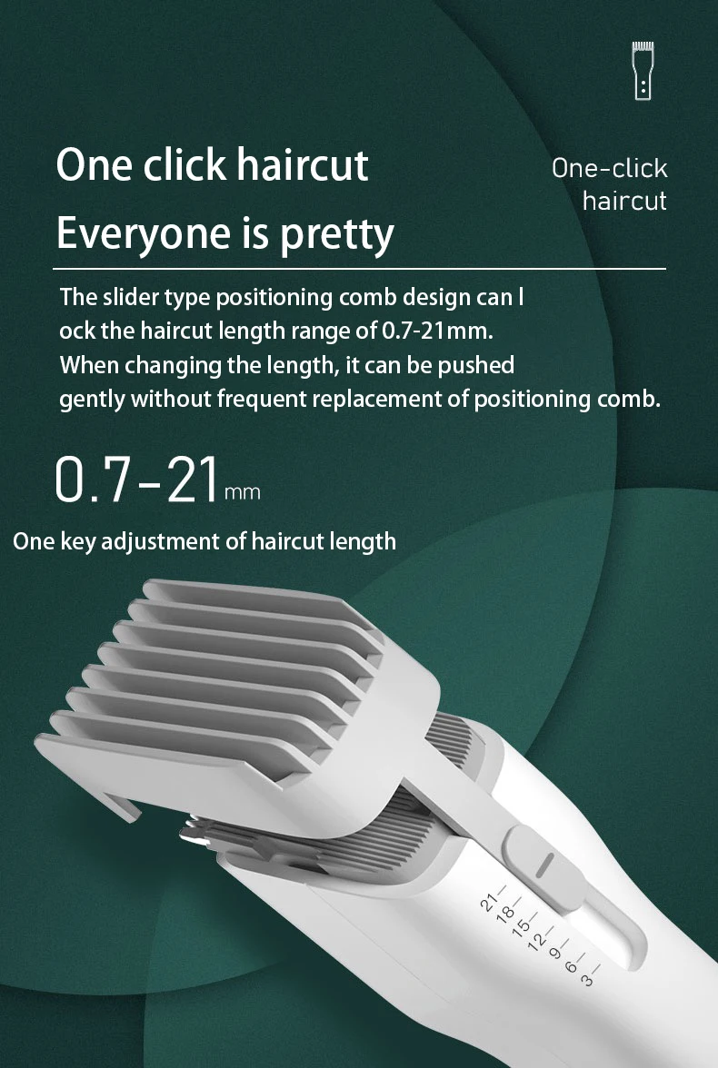 Hot selling Rechargeable Trimmer Beard Shaving Machine Hair Clippers Trimer For Men