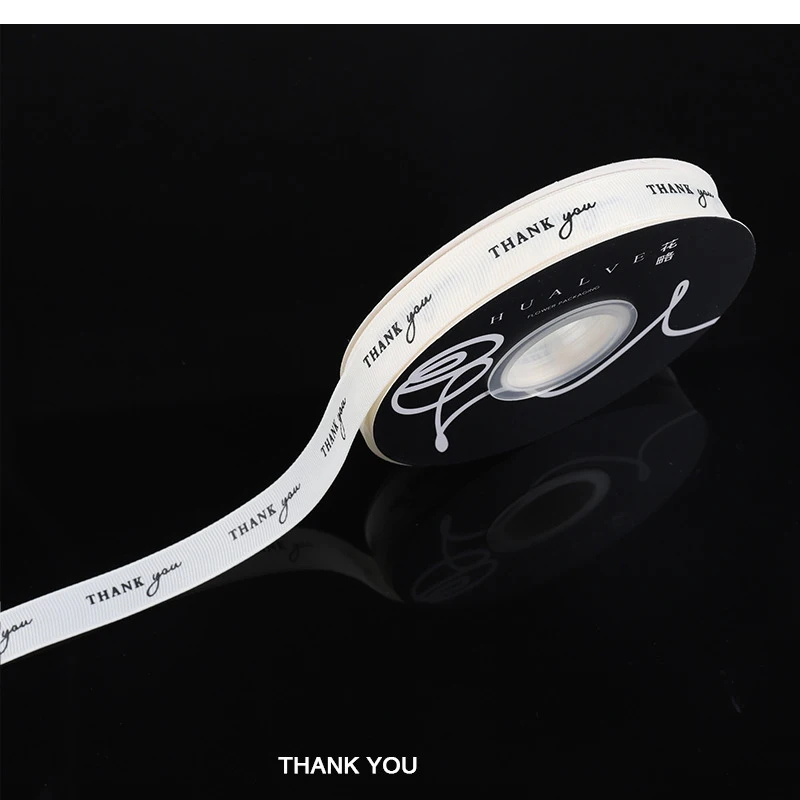 Custom Cake Baking Packaging Florist Valentine Ribbon Wrapping Flower Printer Gift Satin Ribbons