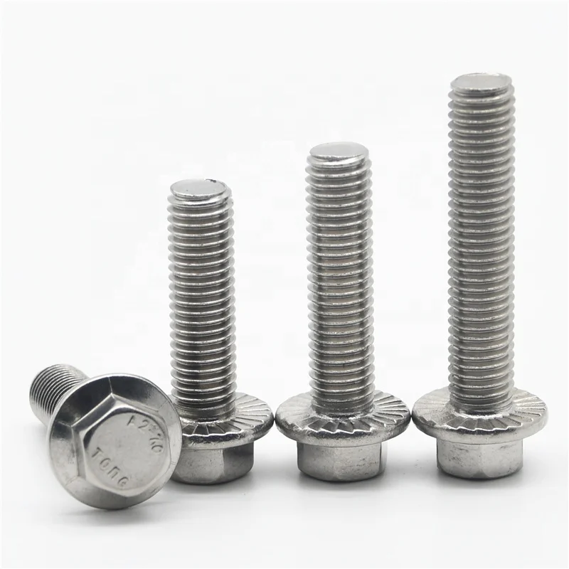 Hardware Fastener IOS4162 Stainless Steel 304 316 Hex Flange Bolt Wholesale price Made In China High Quality Direct Manufacturer