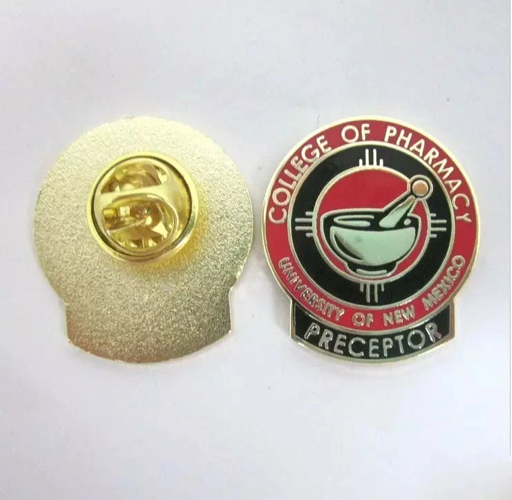 Высококачественные эмалевые значки, школьный значок с именем, Металлическая Булавка с кнопкой на лацкане, эмблема