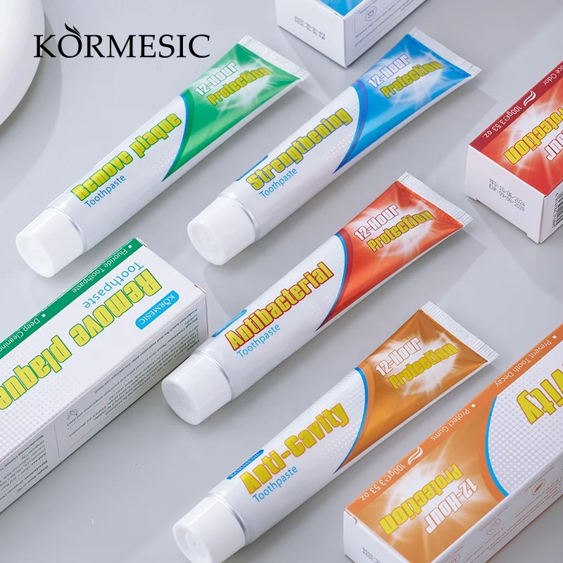 KORMESIC Wholesale private labels OEM whitening moisturizing cleaning toothpaste