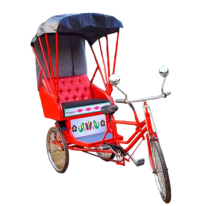 Electric passenger tricycle outdoor passenger-carrying pedal three-wheeled bicycle