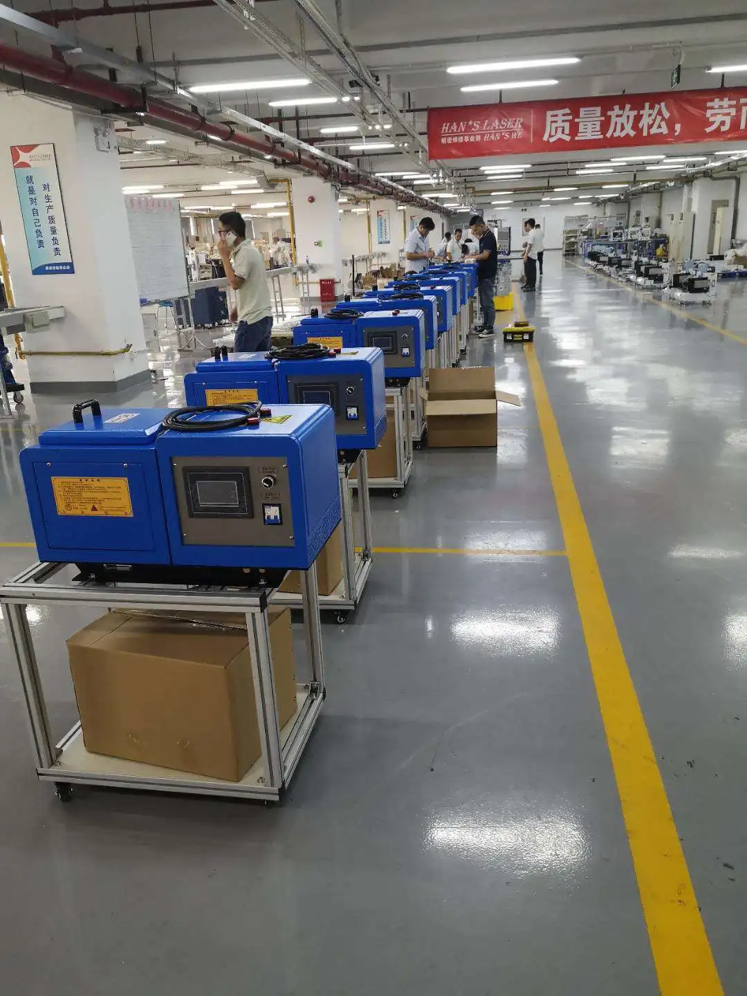 New hot melt glue machine