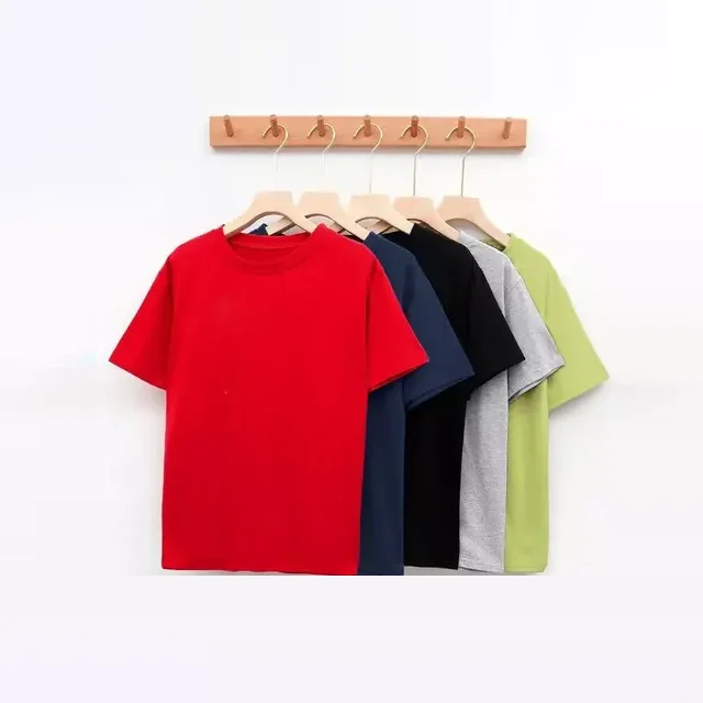 New Arrival Children Short Sleeve T-Shirt Custom Logo Printing 100% Cotton Plain Blank Kids Baby Girl Boy T shirts