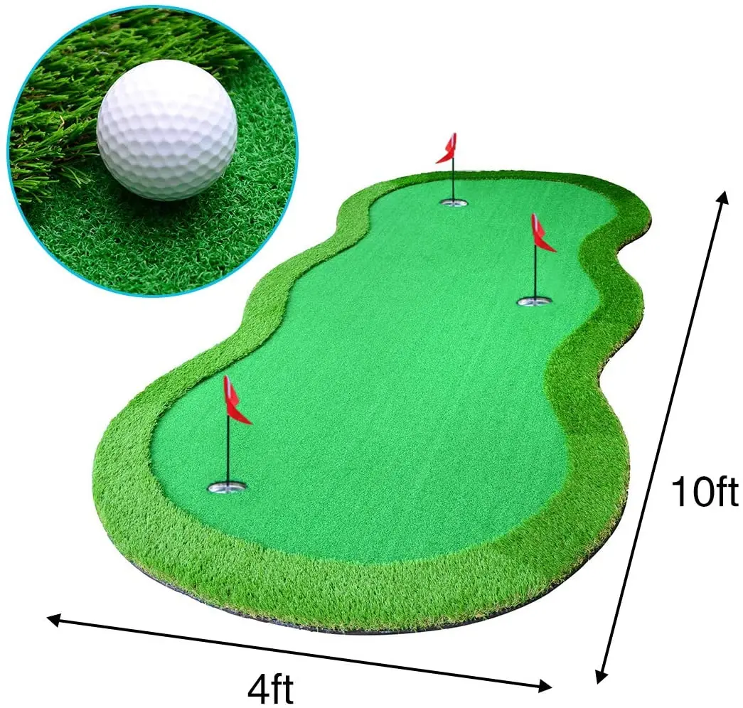 Nice Design Large Artificial Synthetic Turf Golf Putting Green Mat Putting Green Carpet Indoor Outdoor Golf Putting Green