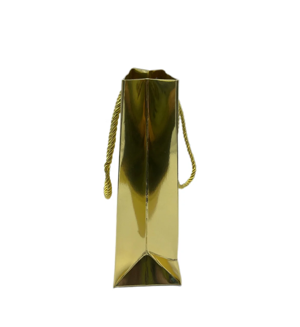 Custom Paper Bag Gift Packaging Hot Selling Gold Foil Paper Gift Bags With Handle