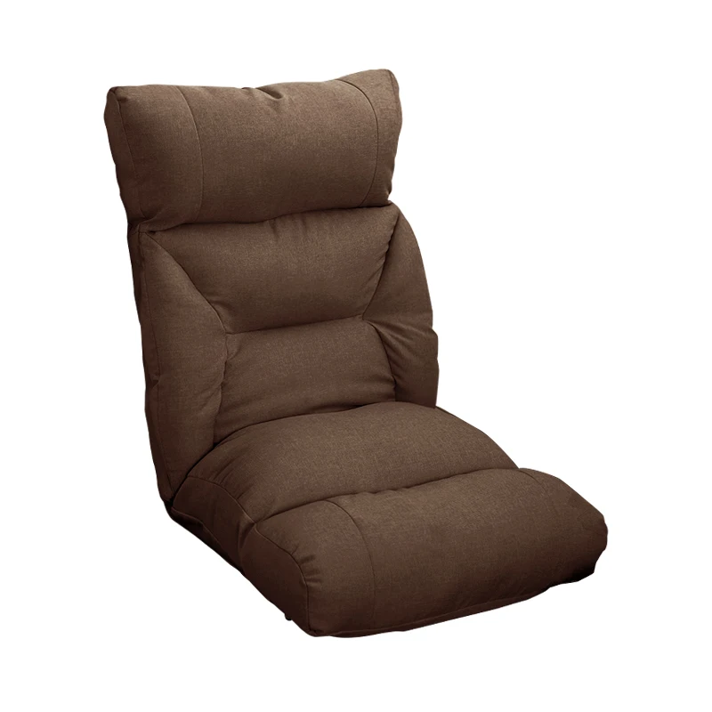 Luxury Recliner Seating Folding Floor Chair Tatami Yellow Lazy Sofa