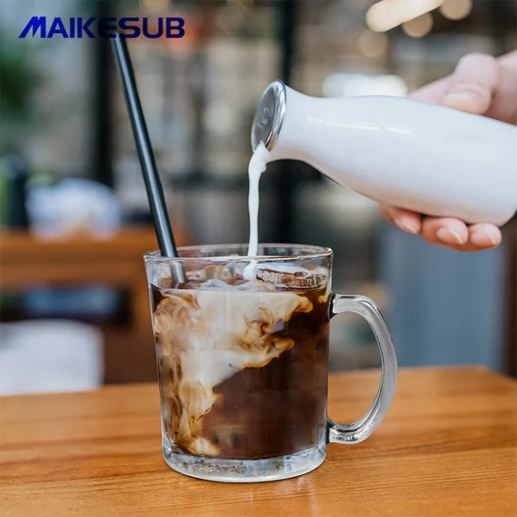 High Quality 11oz Smooth Frosted Heat Transfer Glass Beer Mug Customizable Sublimation Mug Coffee Gifts Modern Parties