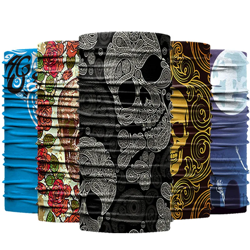 Customized Printing Old Glory American St Lucia Design Tube Scarf Microfiber Polyester Multifunctional National Flag Bandanas