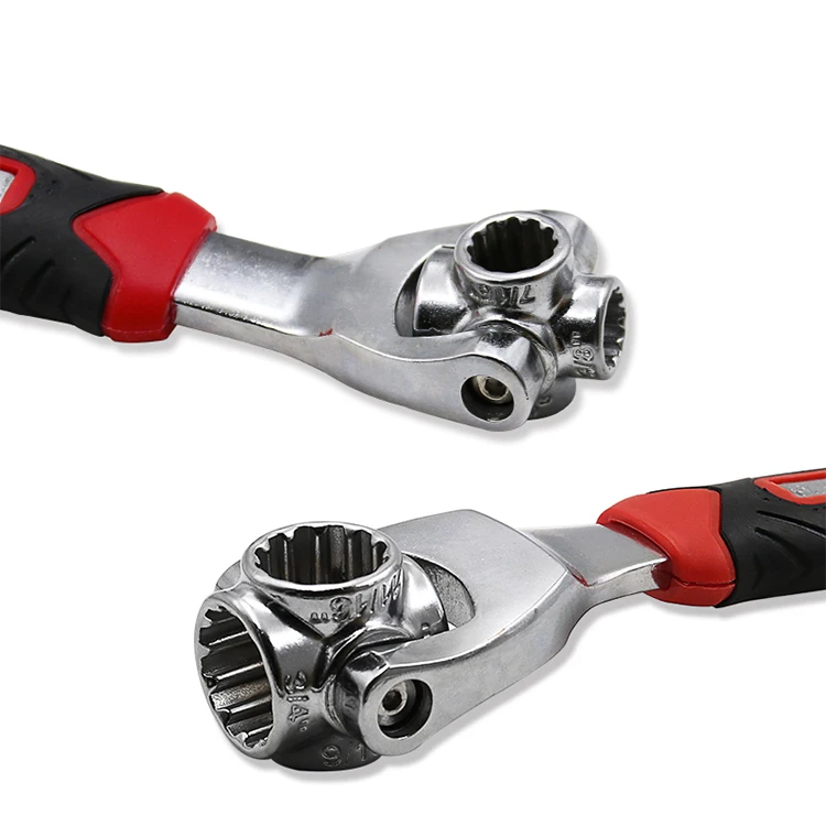 48 in 1 Multifunctional Socket Wrench 6-Point Universal Wrench with 360 degree Rotating Heads