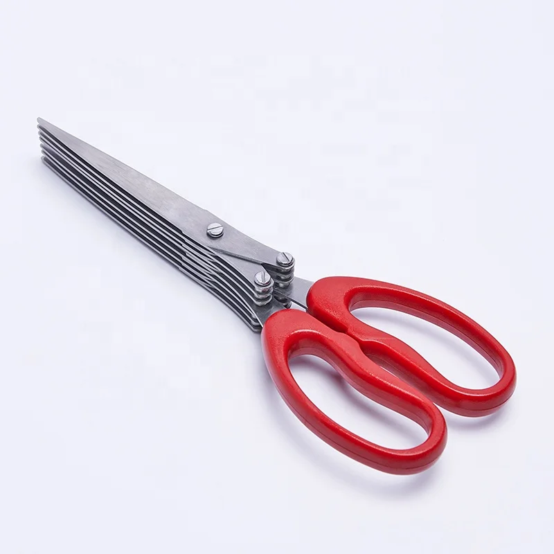 High Quality  Scallion Scissors Stainless Steel vegetable Kitchen  Scissors