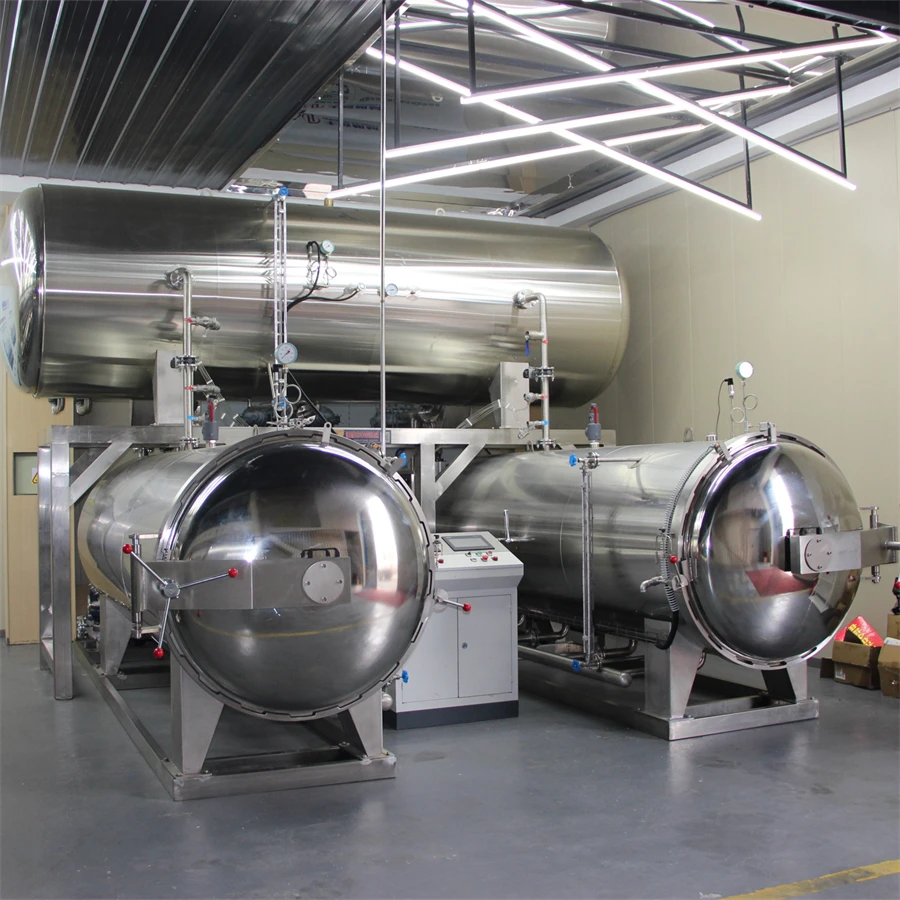 Automatic Heating Steam Generator Boiler Autoclave Retort Sterilizer Heating Tanks Used Meat Canned Food Sterilization