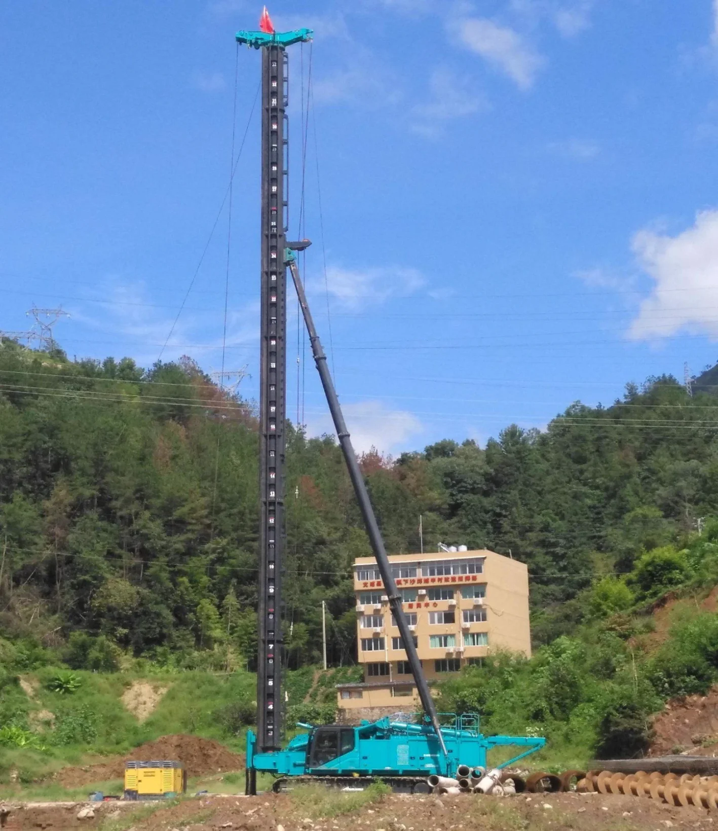 Strong Adaptability Drilling Machine 240kN SWDM240H Rotary Drilling Rig for Various Terrain