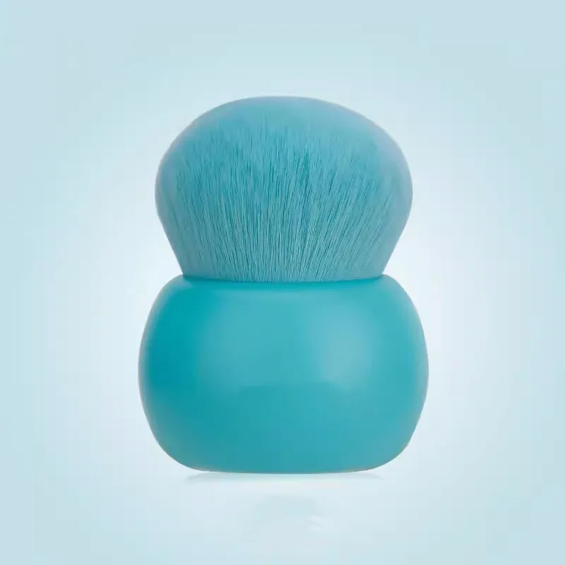Purple Green Foundation Brush Kabuki Makeup Brushes Premium Synthetic Flat Foundation Kabuki Makeup