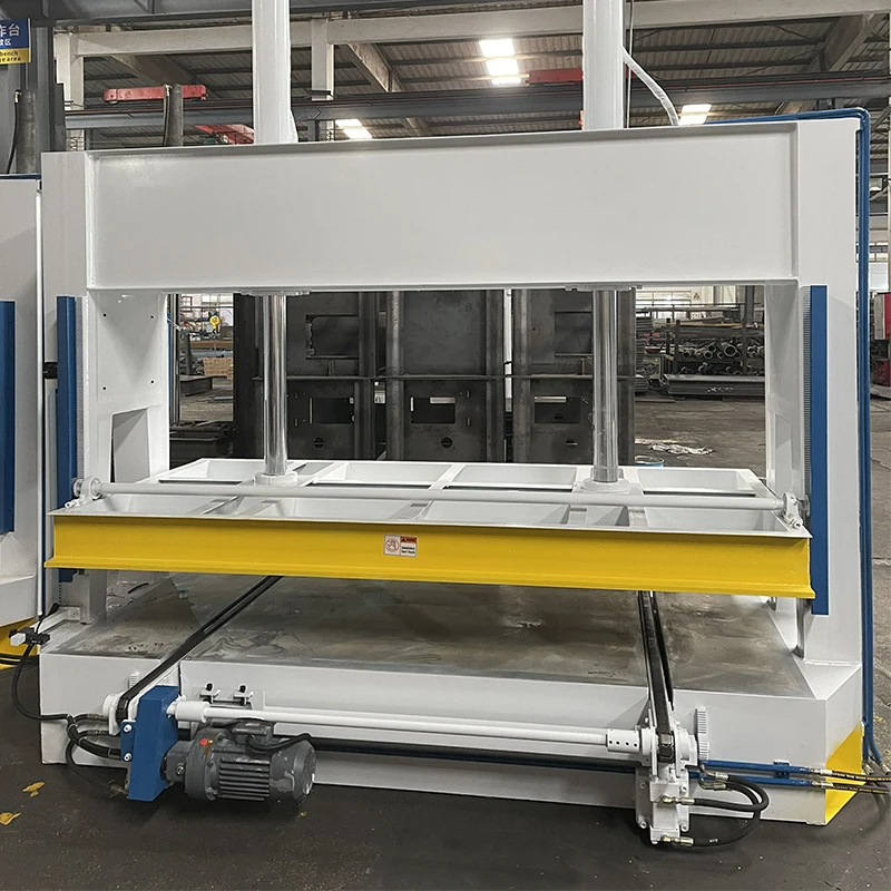 ZICAR woodworking cold press machine automatic feeding cold press hydraulic cold press machine for plywood