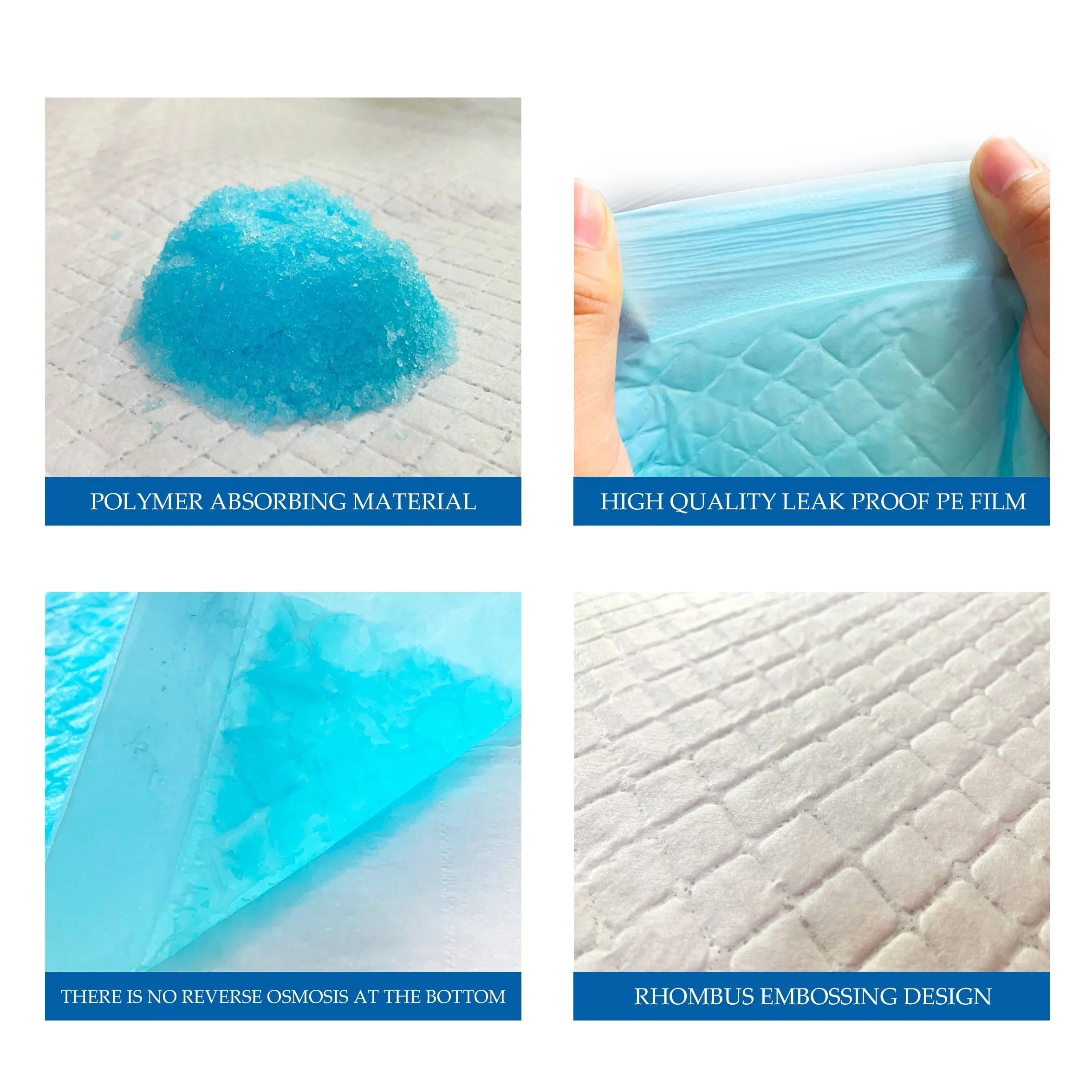 OEM Hospital bed pads high absorption disposable medical underpad incontinence disposable bed pads