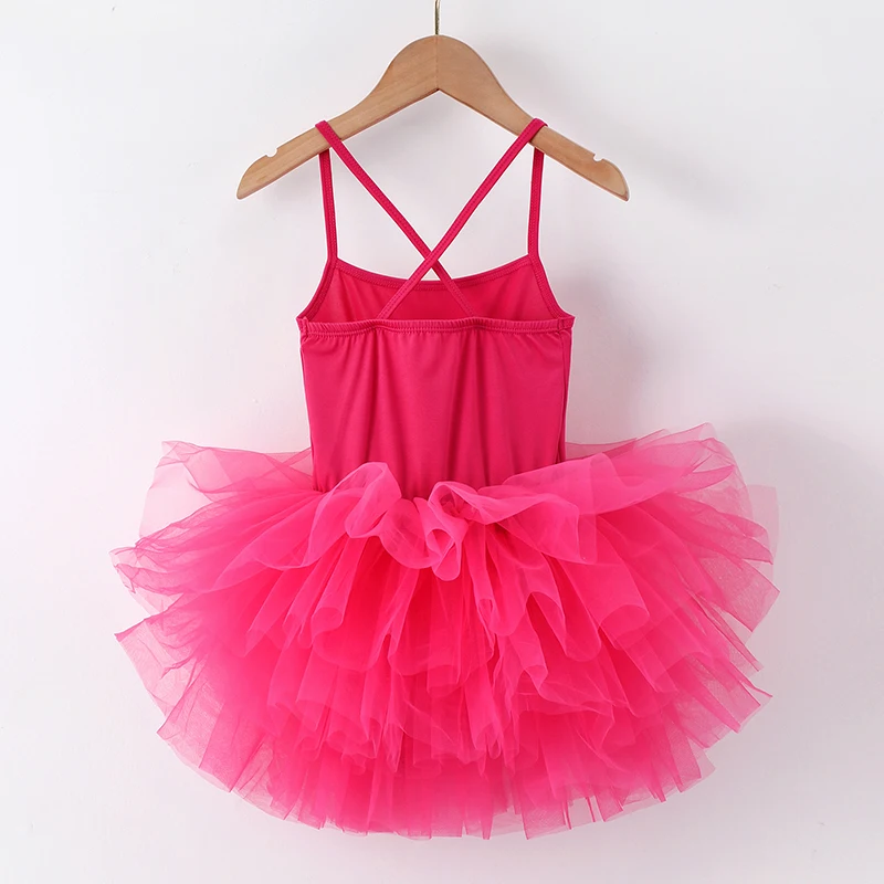 Purple Ballet Dress Sleeveless Camisole Pleated Jumpsuit Tight Fitting Martial Art Costume Performance Holiday Party-Angel Dress