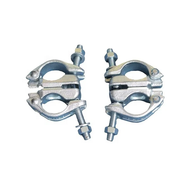 Construction Materials Drop forged double coupler swivel clamps for construction