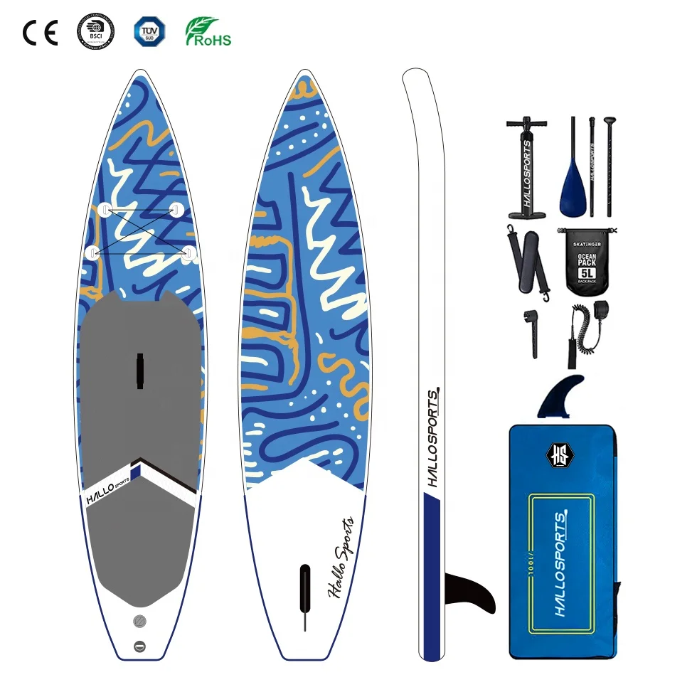 Hallosports 296 strong light glowing sup board sup paddle board surfboard sup