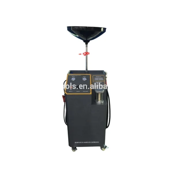 Engine lubricating oil changer engine flushing machine