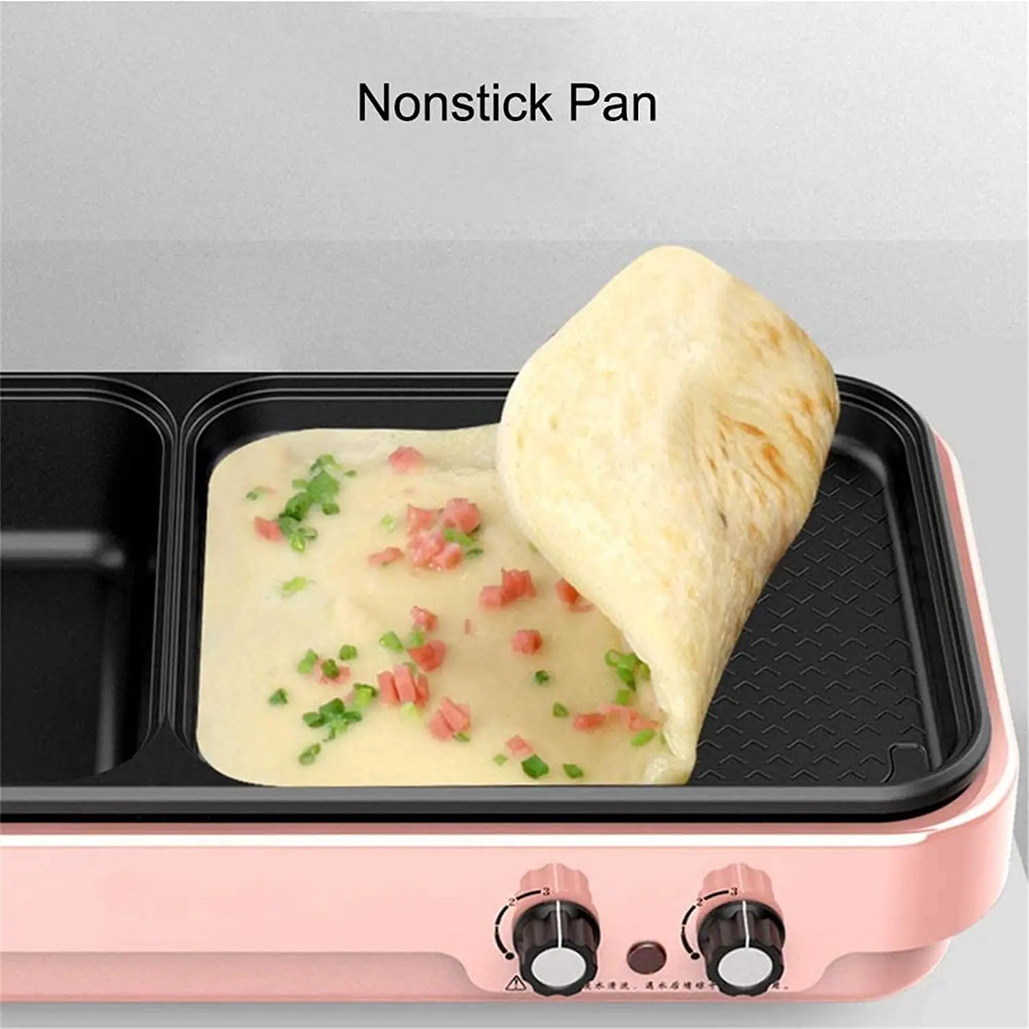 Maibo 2023 New 2 in 1 Electric Grill with Hot Pot Electric Cooker