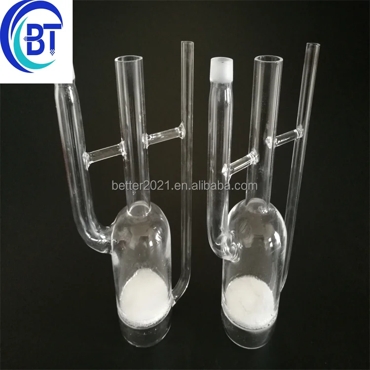 gas inlet glass tube (t shape long one)    quartz electric heater tube