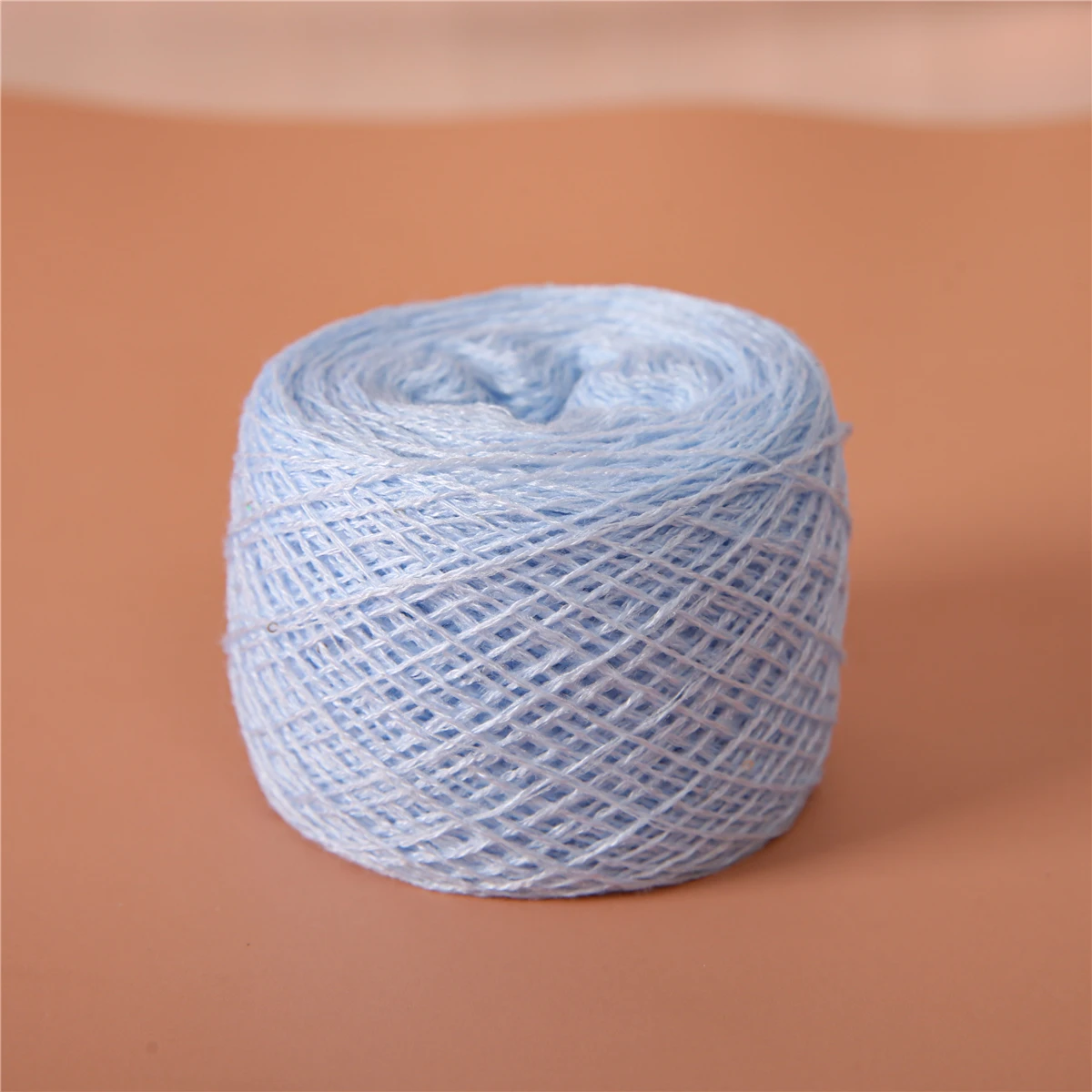 Knitting Yarn Wholesale Hand Sustainability Recycled 28ne/2 Beaded Core Spun Yarn