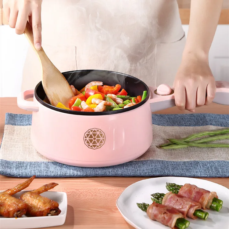 
Hot sales 1.5L Mini Portable Travel Multi Noodle electric Cooker hot pot 