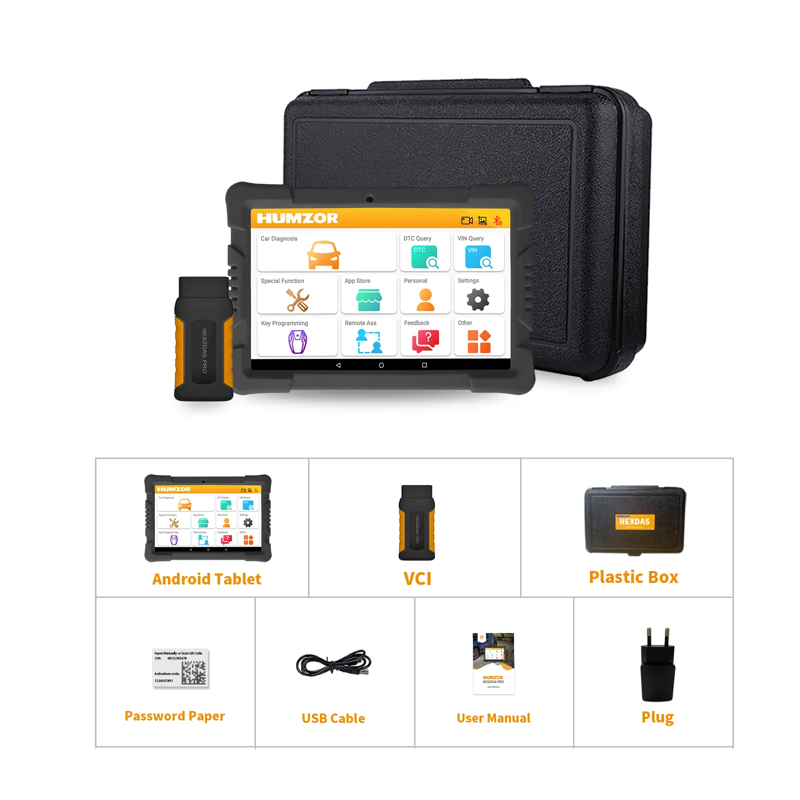 China Manufacturer 10.1inch Tool Obd Car Diagnostic Scanner Machine For All Cars Obd2 Code Reader Battery Tester New ND366
