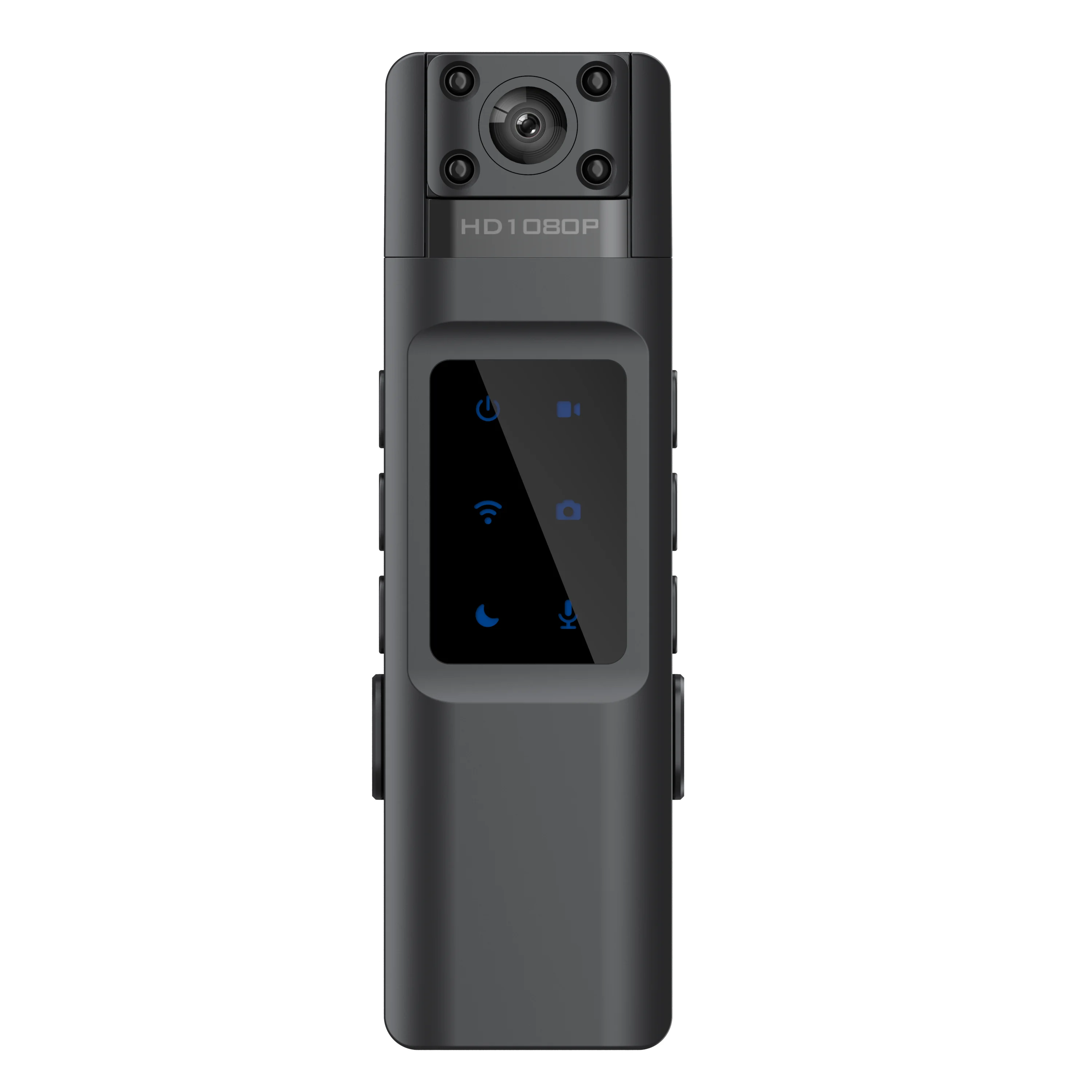 Hot Sale 1080P HD Body Camera With Backclip Audio Video Recorder Sports DV Camera Night Vision Rotating Camcorder With Screen