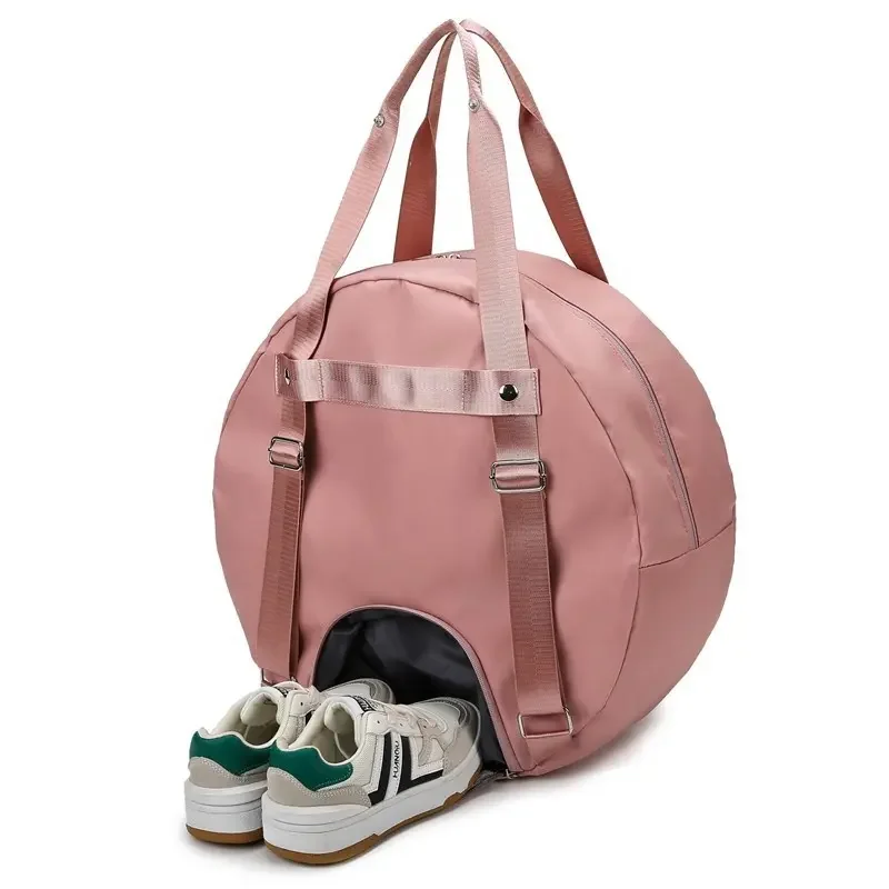 Wholesale Female Rolling Traveling Bag Buy Sports Fitness Sleepover Bag Women Hello Polyester Portable Tote Weekender Duffle Bag