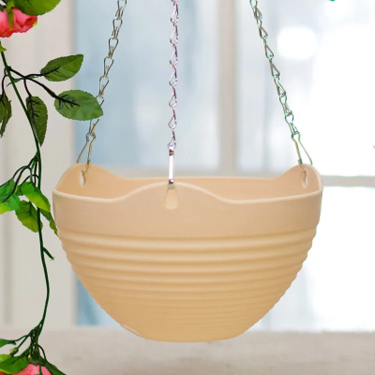 Small saucer white color creative flower pots  orchid for decoration hanging basket flower pot