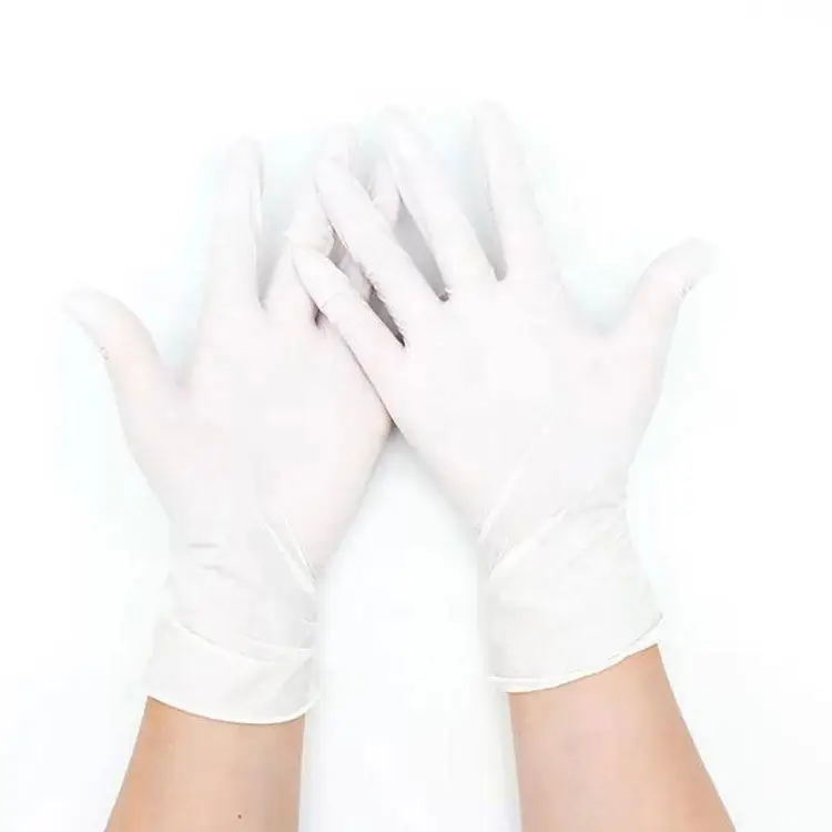 100 Pieces Disposable Nitrile Gloves Blue Nitrile Thin Gloves Home Solid Kitchen Use